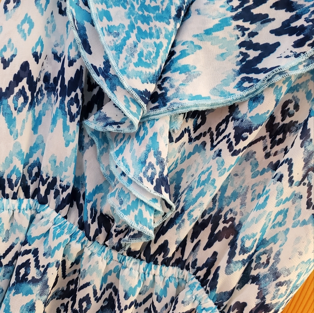 Ardene Blue Ruffled Camisole - Picture 6 of 7